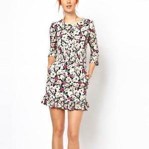 Ganni Floral Mini Dress - Size XS